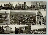 56727 W5440 Mayen - Brückentor Jugendherberge Schwimmbad Schloß Burresheim