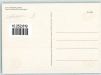 97659 W8741 Burgwallbach - Rückseite mit Abschürfungen bzw Kleberesten