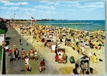 23746 W2436 Kellenhusen (Ostsee) - Badestrand Strandkörbe Strandpromenade