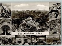 Kehlsteinhaus - Innenansicht Kehlsteinstraße Gipfelkreuz