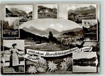 83471 W8240 Berchtesgaden - Schellenberg Obersee Königsee Frau in Tracht