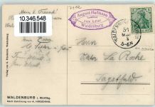 74638 W7112 Waldenburg , Württ 1904 - Kirche nach Zeichng. von A. Hirsching