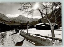 87541 W8973 Hinterstein - Hinteres Dorf Pferdeschlitten Winter