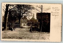 31737 W3260 Rinteln Karte beschädigt Blumenwall- Wallgasse Foto AK