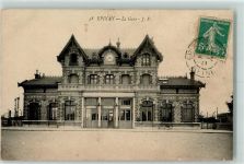 Epinay La Gare AK Bahnhof Frankreich 1911