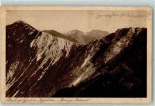 83727 W8162 Bodenschneidhaus b Schliersee - Brecherspitzgrad Jägerkamm Hüttenstempel Bahnpost Zug 1320