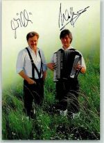 Original Naabtal Duo Originalautogramm Schlagersänger