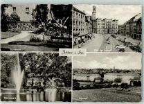 02763 O8800 Zittau - Blumenuhr Platz der Jugend Weinaupark Internat