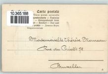 Lederimitation Segelboot Lithographie AK Passepartout 1900 Prägedruck