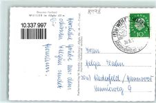 88171 W8999 Weiler-Simmerberg - Edelweiß Bergschlucht Gasthaus