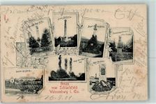 67160 Wissembourg Weißenburg 1901 Lithographie Kriegerdenkmal
