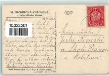 Nasim detem Serie 17 Nr. 10 Fischerova-Kvechova, M. 1918 Lithographie
