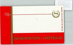 Sheraton Hotels Kofferetikett