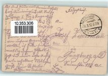 89800 Beine 1917 - Feldpost WK I