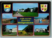 18209 O2563 Heiligendamm - Strand Anleger Villa Perle Bäderbahn