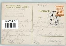 Karlsbader Hütte 1923 Gebrauchsspuren Hüttenstempel