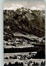 87538 W8975 Langenwang , Allgäu - Krottenspitzen Rückseite mit Abschürfungen bzw Kleberesten