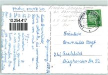 87538 W8975 Langenwang , Allgäu - Krottenspitzen Rückseite mit Abschürfungen bzw Kleberesten