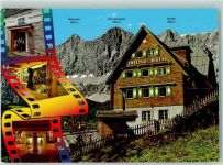 Austriahütte - Beschreibung aufgeklebt Hüttenstempel