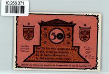 17166 O2050 Teterow - Notgeld Wappen