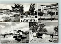 18586 O2356 Baabe , Ostseebad 1968 - Camping Hotel Strand