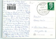 18586 O2356 Baabe , Ostseebad 1968 - Camping Hotel Strand
