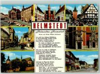 38350 W3330 Helmstedt - Rathaus Juleum Portal Hausmannturm Helmstedter Heimatlied