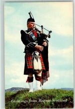 Greeting from Bonnie Scotland AK Dudelsack