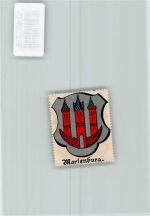 Marienburg Malbork - Vignette Wappen Kaffee Hag 1920-1940