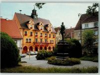 72488 W7480 Sigmaringen - Rathaus Fürst Karl - Anton Denkmal