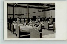 Feldlazarett Krankensaal AK Lazarett WK I 1916 Foto AK
