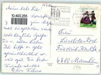 97318 W8710 Kitzingen - SChwimmbad Parkanlage Main Weintrauben Boxbeutel