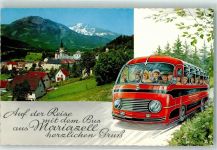 8630 Mariazell - Roter Schulbus