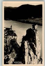 3601 Dürnstein Foto AK Burg Wachau
