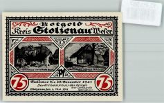 31592 W3078 Stolzenau , Weser - Notgeld Elternhaus von W. Busch