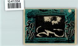 09350 O9275 Lichtenstein /Sa. - Notgeld Scherenschnitt Eule