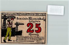 24241 W2301 Blumenthal , Holst - Notgeld Werftarbeiter