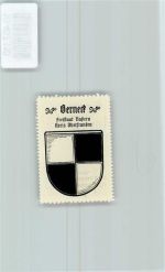 95460 W8582 Bad Berneck i. Fichtelgebirge - Vignette Wappen Kaffee Hag 1920-1940