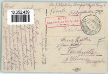 57630 Vic-sur-Seille 1916 - Wich Kaiserl. Postamt