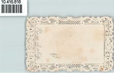gestanzt Stich Punktmanier Spitzenbild S. Alphons - Verlag Serz & Co Nürnberg Heiligenbild 1904