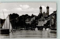 88045 W7990 Friedrichshafen - Segelboothafen Schloßkirche Seehof
