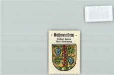 91327 W8556 Gößweinstein - Vignette Wappen Kaffee Hag ca 1920-1940 Weintrauben