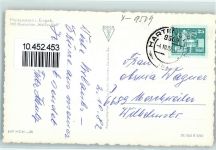 08118 O9509 Hartenstein b Zwickau - HO Gasthaus Weißes Roß Fachwerkhaus Wegweiser