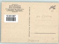 41379 W4057 Brüggen , Niederrhein - Gasthaus Burg Brüggen Innenansicht Straßenkarte