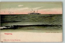 26486 W2946 Nordseeheilbad Wangerooge 1908 - Dampfer auf hoher See