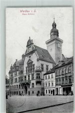 08412 O9620 Werdau , Sachs 1911 - Neues Rathaus