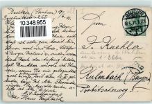 01848 O8352 Hohnstein 1911 Karte beschädigt Schloß Hohnstein Künstlerkarte