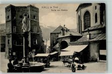 6060 Hall in Tirol 1921 - Partie am Graben