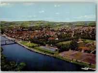 97753 W8782 Karlstadt , Main - Main Schwimmbad Fußballplatz