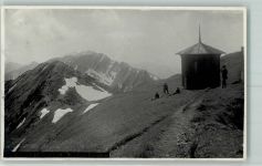 87509 W8970 Immenstadt i. Allgäu 1922 - Wanderer Stuiberg-Pavillion